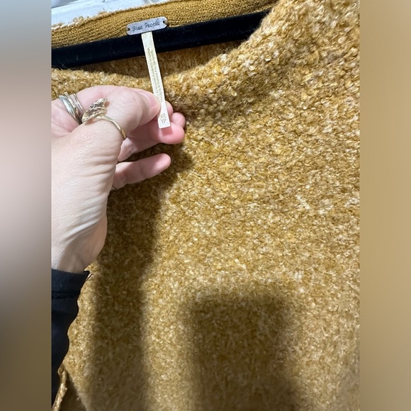 FREE PEOPLE Moira Sweater Honeycomb Slouchy $148 Long Sleeves Oversized Sz XS - Picture 3 of 5